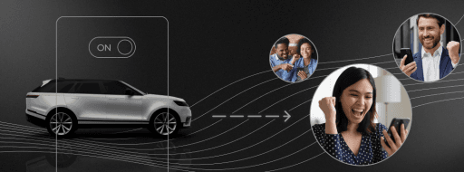 collage of excited people